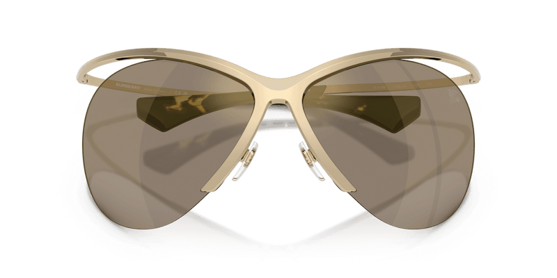 Burberry BE3168 in Light Gold / Light Brown Mirror Gold (11095A) - Side View