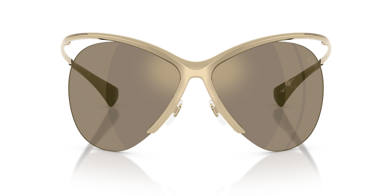 Burberry BE3168 in Light Gold / Light Brown Mirror Gold (11095A) - Back View