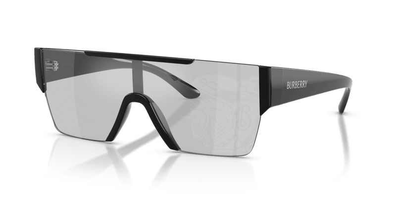 Burberry BE4291 in Black / Light Grey Tampo Silver (300169) - Front View