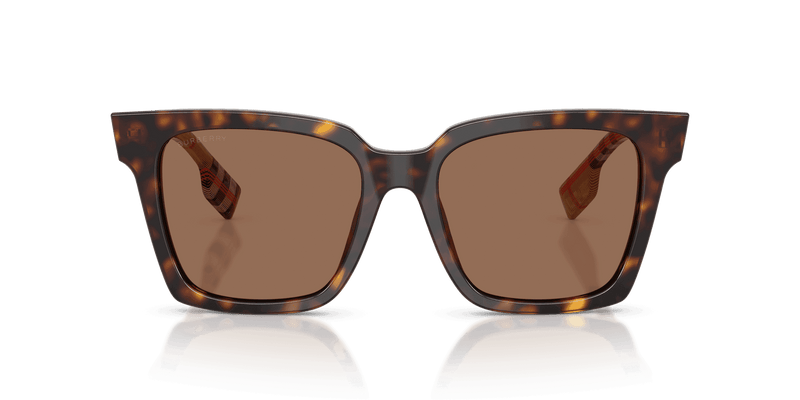 Burberry MAPLE BE4335 in Dark Havana / Dark Brown (390373) - Back View