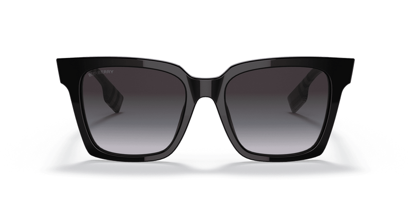 Burberry MAPLE BE4335 in Black / Grey Gradient (39298G) - Alternate View