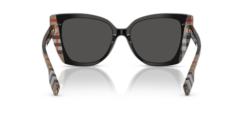 Burberry MERYL BE4393 in Black/Vintage Check / Dark Grey (405587) - Front View