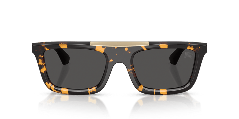 Burberry BE4451U in Yellow Havana / Dark Grey (410687) - Back View