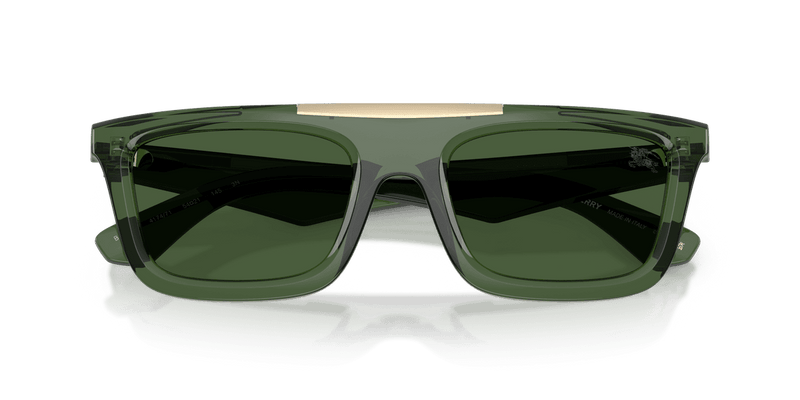 Burberry BE4451U in Green / Dark Green (417471) - Alternate View