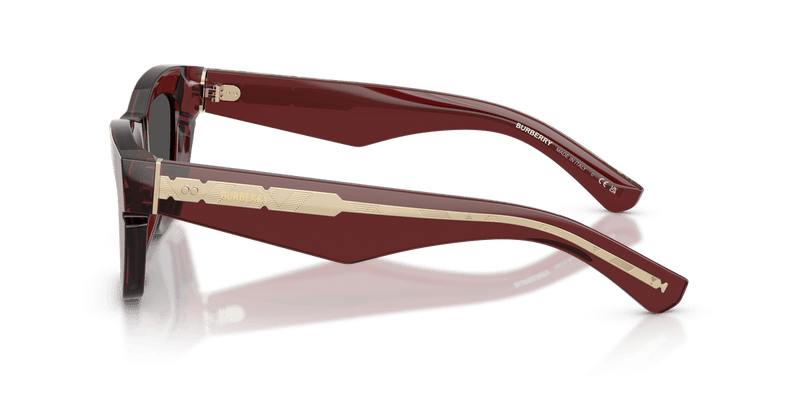 Burberry BE4454 in Bordeaux / Dark Grey - Side View