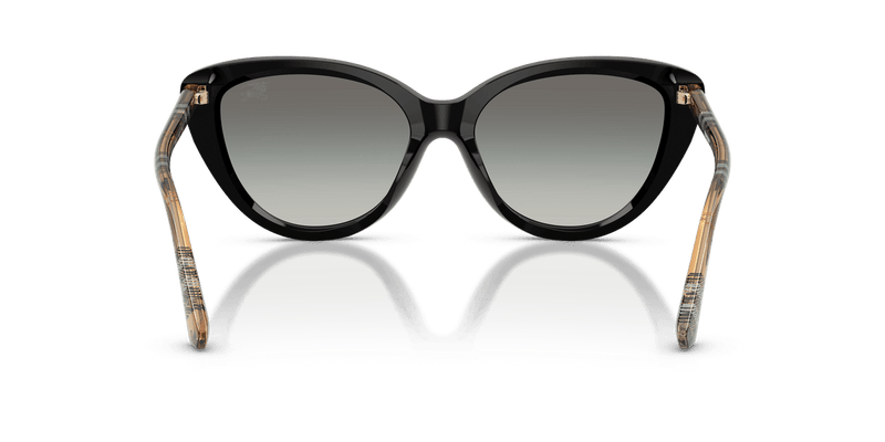 Burberry BE4457 in Black / Grey Gradient - Back View
