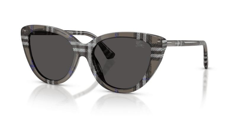 Burberry BE4457 in Check Lichen / Dark Grey - Alternate View