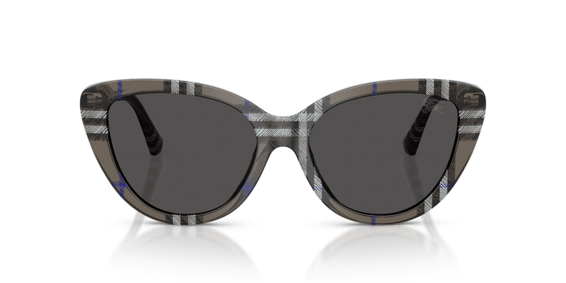Burberry BE4457 in Check Lichen / Dark Grey - Alternate View