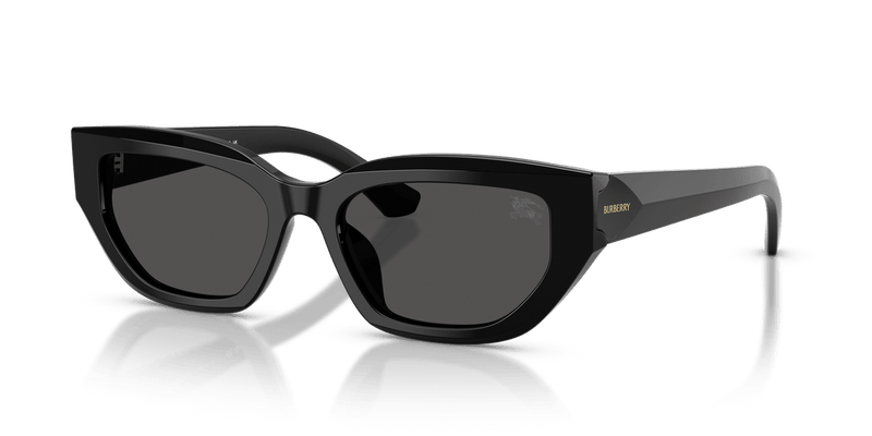 Burberry BE4463D in Black / Dark Grey - Temple Detail