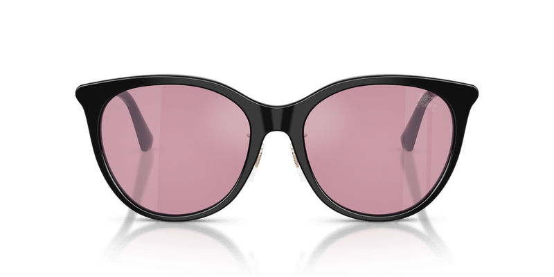 Burberry BE4464D in Black / Rosa Specchio Argento - Temple Detail