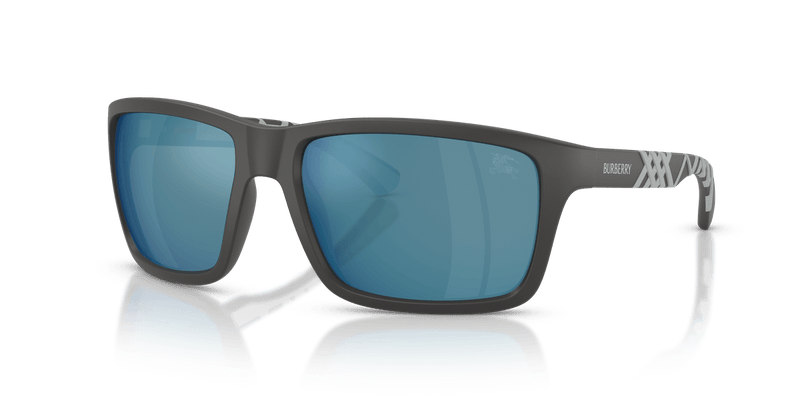 Burberry BE4483 in Matte Grey / Blu Specchio - Front View