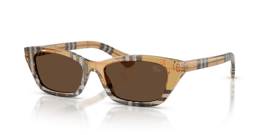 Burberry BE4488 - Check Sand / Dark Brown