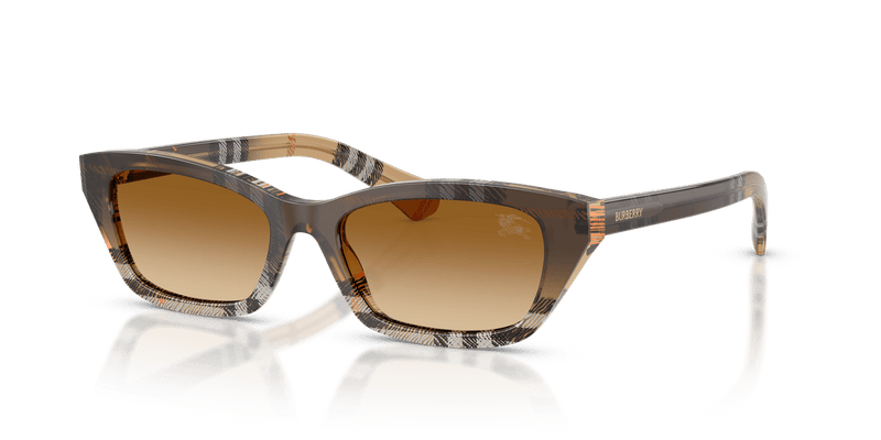 Burberry BE4488 in Check Gradient Sand / Brown Gradient - Alternate View