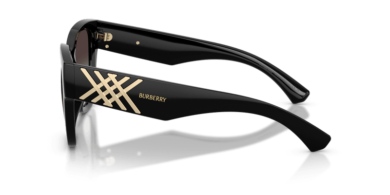 Burberry BE4489U in Black / Grey Gradient - Side View
