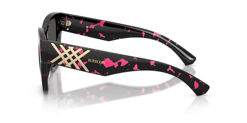Burberry BE4489U in Fucsia Havana / Dark Grey - Alternate View