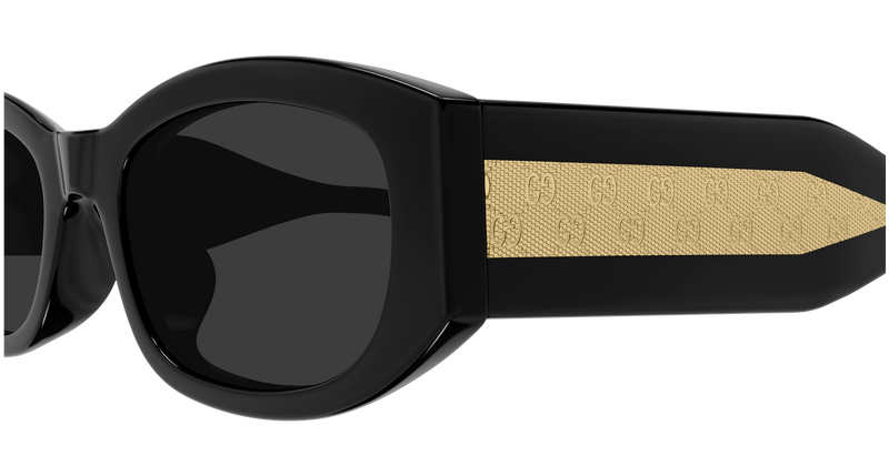 Gucci GG2068SA in Black (001) - Back View