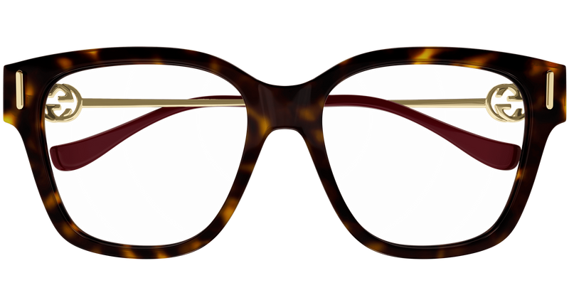 Gucci GG1204O Eyeglasses in Black (002) - Temple Detail