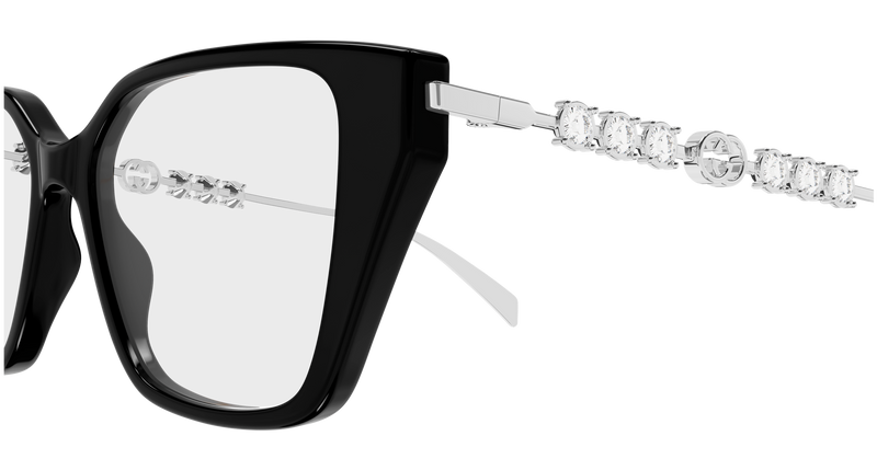 Gucci GG1969O in Black (002) - Temple Detail