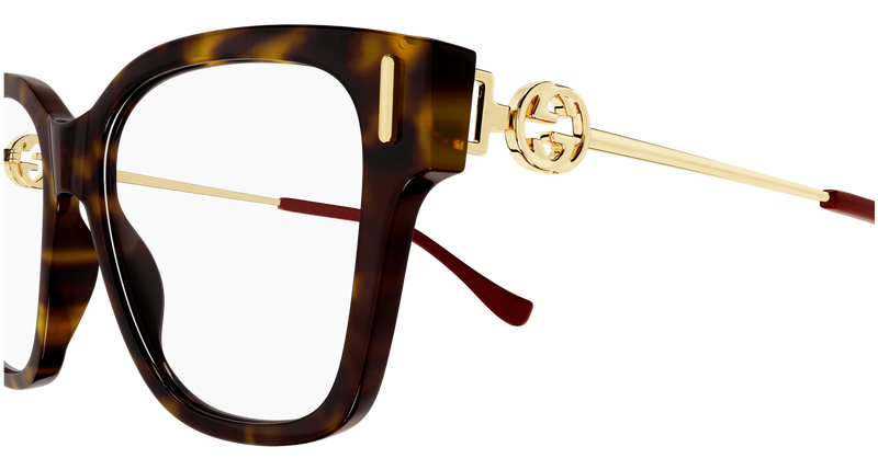 Gucci GG1204O Eyeglasses in Black (002) - Temple Detail