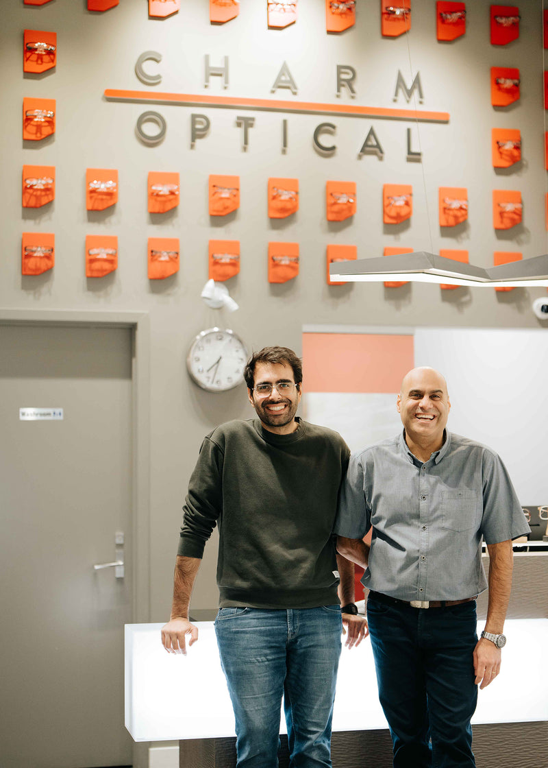Moe + Navid  The brothers — Charm Optical team member