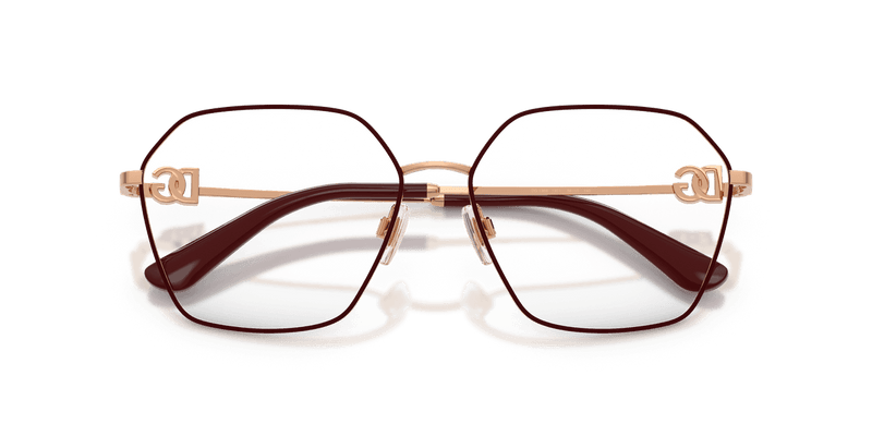 Dolce & Gabbana DG1366 in Pink Gold/Bordeaux (1351) - Alternate View