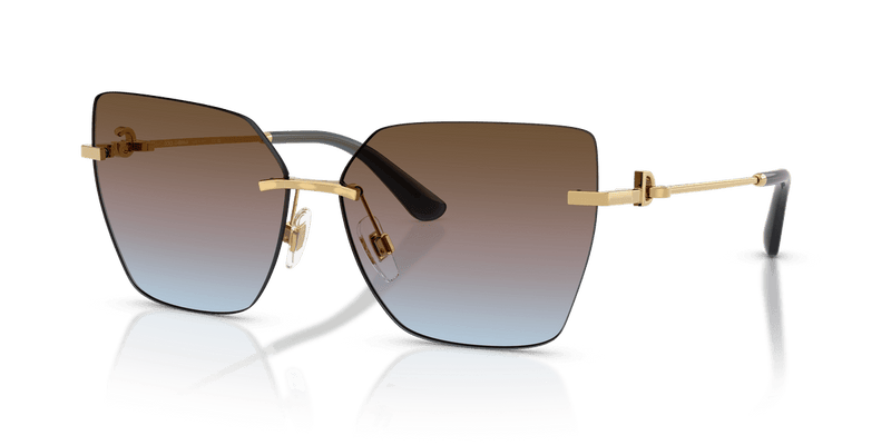 Dolce & Gabbana DG2321 in Gold / Azure/Pink/Brown Gradient - Alternate View