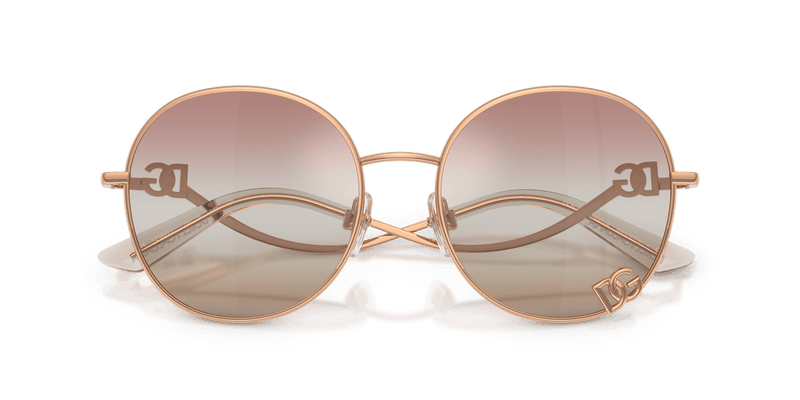 Dolce & Gabbana DG2324 in Rose Gold / Pink/Brown (1298EL) - Side View