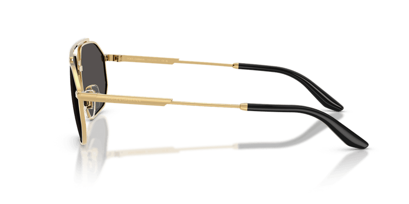 Dolce & Gabbana DG2328 in Gold/Silver / Dark Grey (131387) - Front View