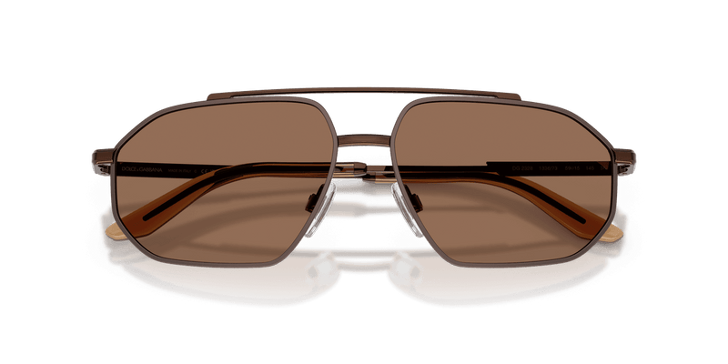 Dolce & Gabbana DG2328 in Brown/Matte Brown / Dark Brown (133673) - Side View