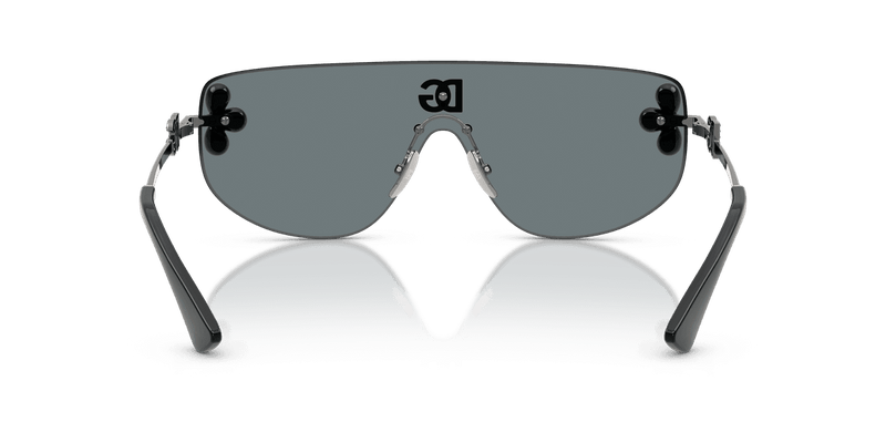 Dolce & Gabbana DG2333B in Dark Gunmetal / Grey Mirror Black (12866G) - Alternate View