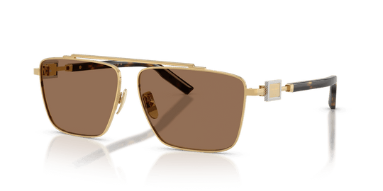 Dolce & Gabbana DG2336 - Gold / Dark Brown