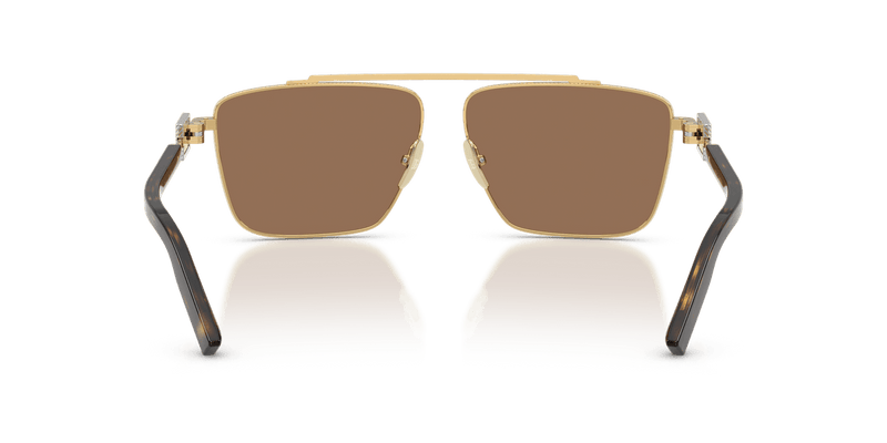Dolce & Gabbana DG2336 in Gold / Dark Brown - Back View