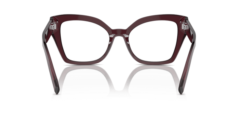 Dolce & Gabbana DG3386 in Transparent Violet / Demo Lens - Back View
