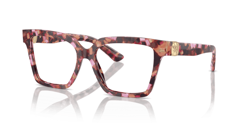 Dolce & Gabbana DG3395 in Havana Pink Pearl (3440) - Alternate View