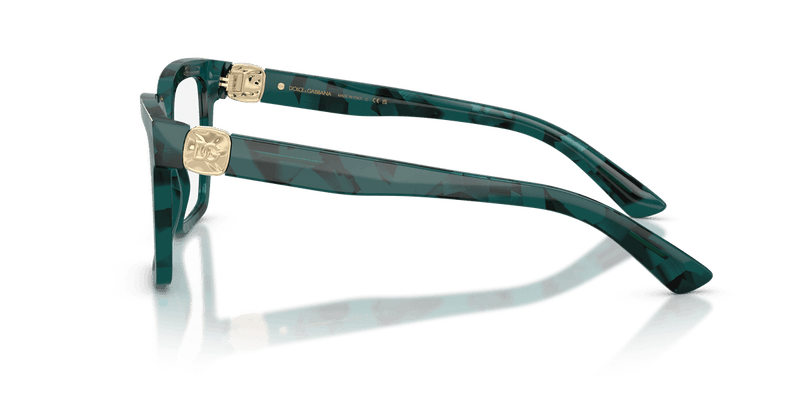 Dolce & Gabbana DG3395 in Pearl Havana Petroleum (3460) - Temple Detail
