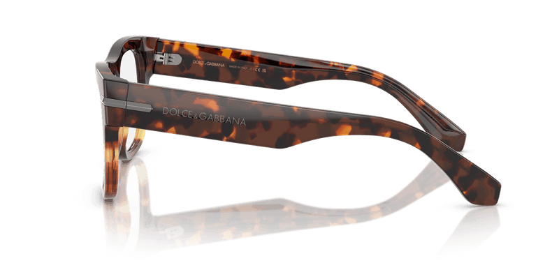 Dolce & Gabbana DG3407 in Havana Warm Brown / Demo Lens - Alternate View