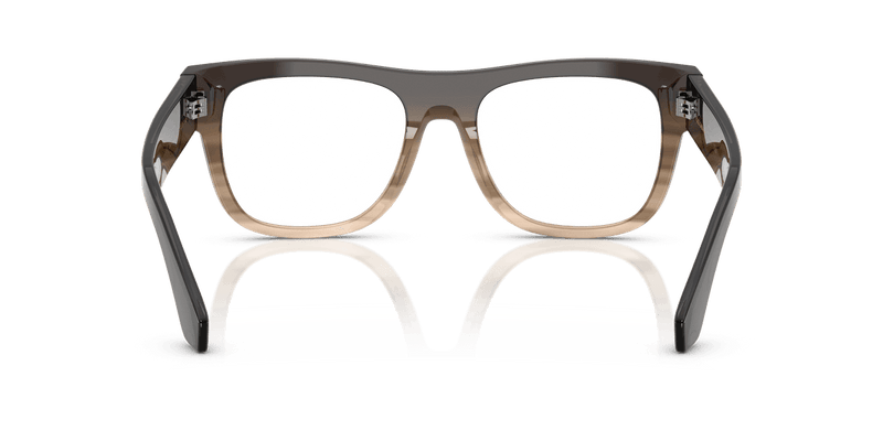 Dolce & Gabbana DG3407 in Gradient Striped Grey / Demo Lens - Back View