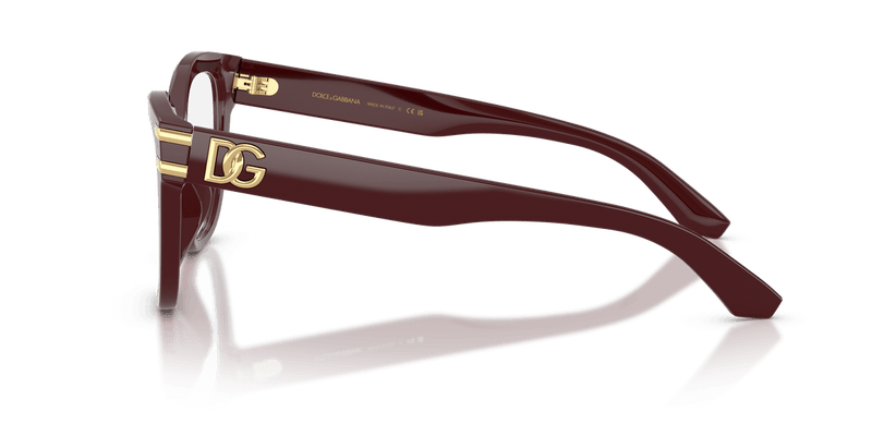 Dolce & Gabbana DG3418 in Bordeaux / Demo Lens - Alternate View