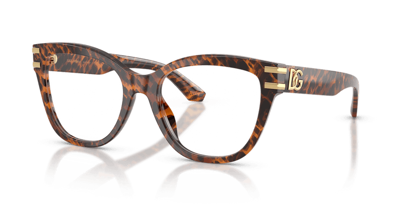 Dolce & Gabbana DG3418 in Leo Transparent / Demo Lens - Front View