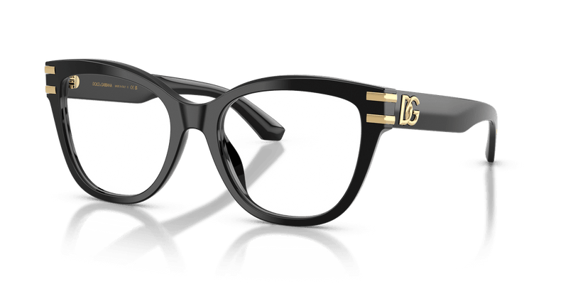 Dolce & Gabbana DG3418 in Black / Demo Lens - Alternate View