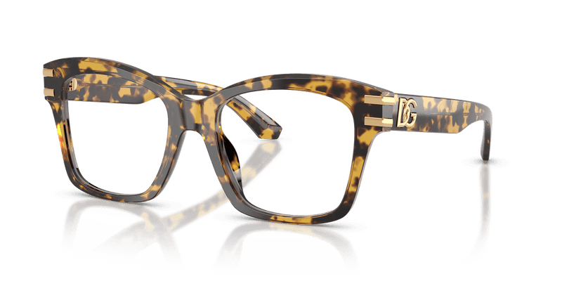 Dolce & Gabbana DG3419 in Yellow Havana (3330) - Alternate View