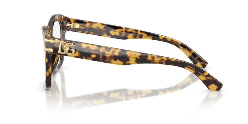 Dolce & Gabbana DG3419 in Yellow Havana (3330) - Alternate View