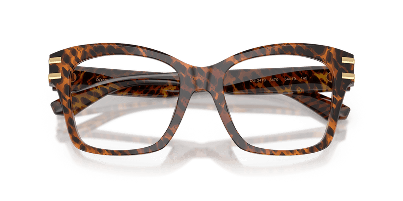 Dolce & Gabbana DG3419 in Leo Transparent (3470) - Side View