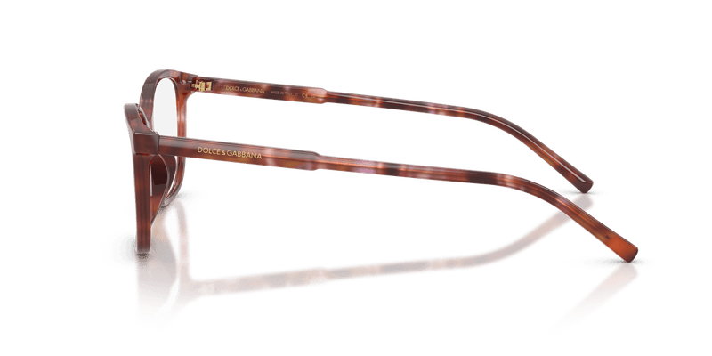 Dolce & Gabbana DG3424 in Havana Brown (3444) - Temple Detail