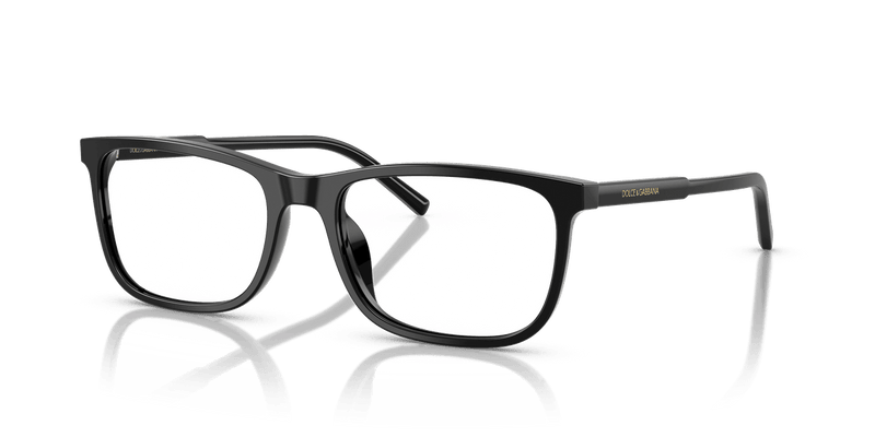 Dolce & Gabbana DG3427 in Black / Demo Lens - Front View