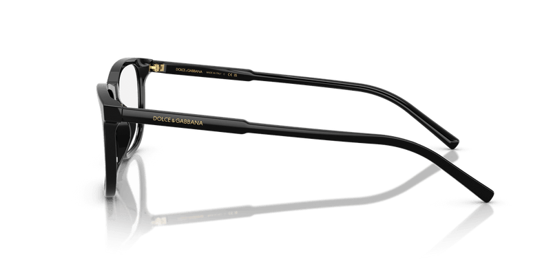 Dolce & Gabbana DG3427 in Black / Demo Lens - Side View