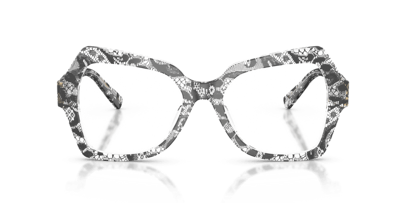 Dolce & Gabbana DG3429 in Black Lace / Demo Lens - Temple Detail