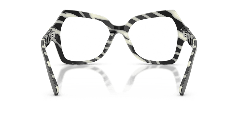 Dolce & Gabbana DG3429 in Black On Zebra / Demo Lens - Alternate View