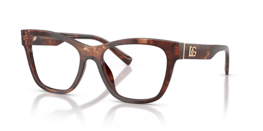 Dolce & Gabbana DG3430 - Dark Red Havana / Demo Lens
