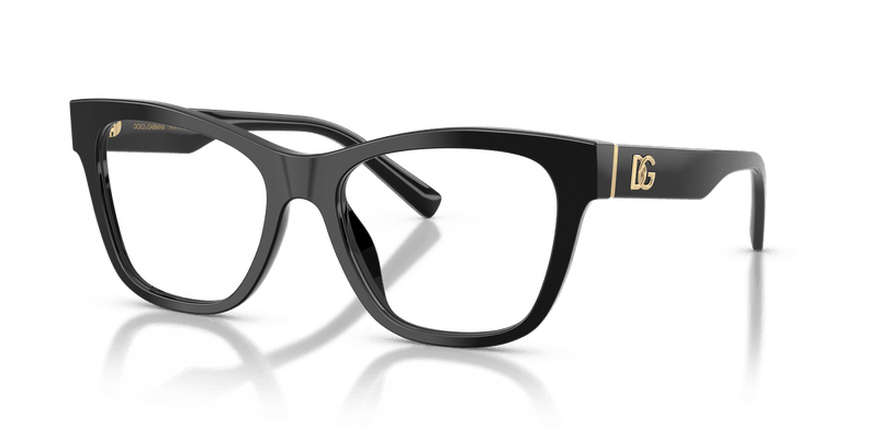 Dolce & Gabbana DG3430 in Black / Demo Lens - Alternate View